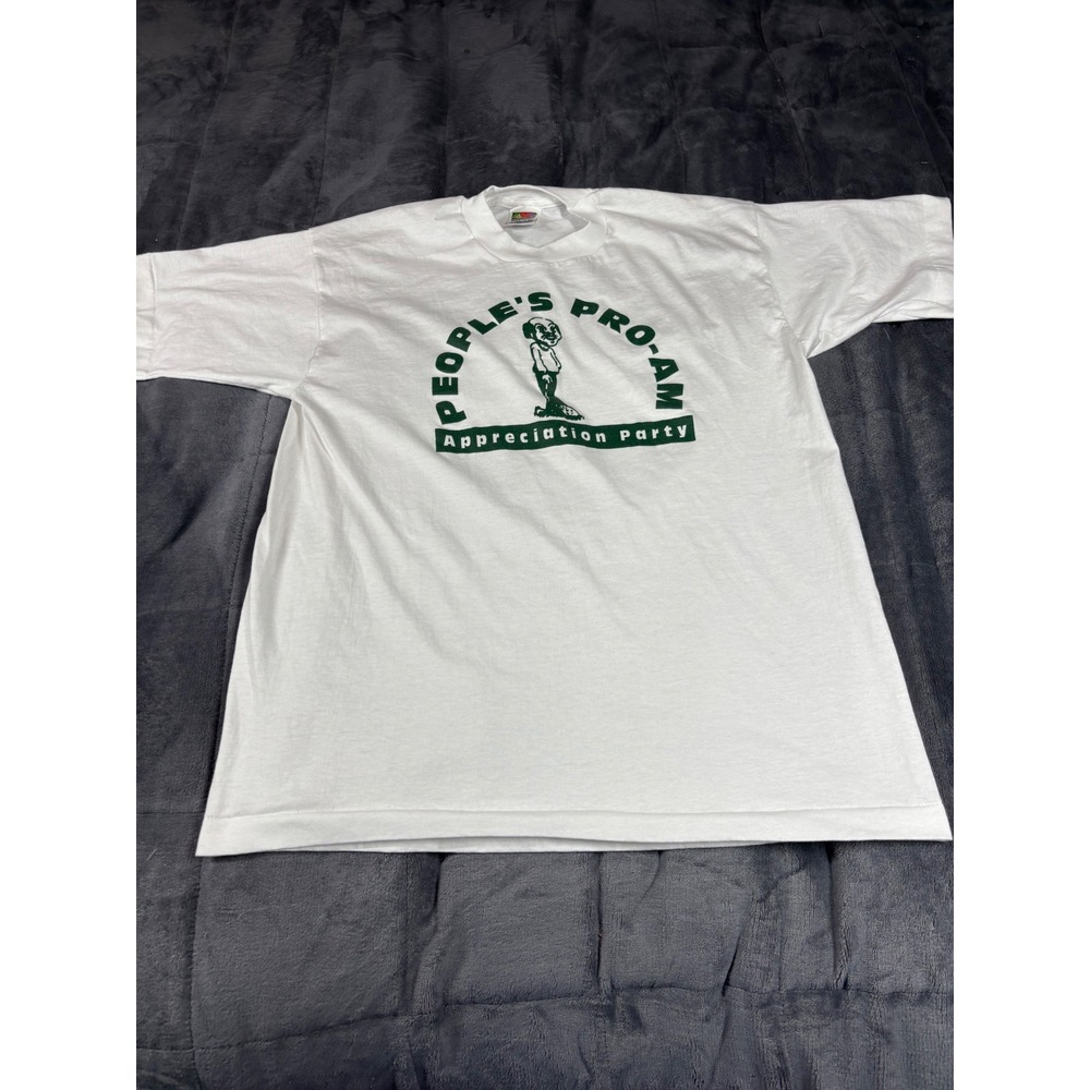 Vintage Fruit of the Loom Best Peoples Pro-Am Appreciation Party T-Shirt Mens L